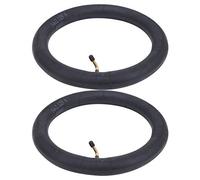 Generic Chambre à Air en Caoutchouc Butyle Chambre à Air Durable pour Vélo Pliant, 2 Pièces à avec Valve pour Vélos de Route, élasticité, Noir (14 * 2.125)