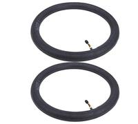 Generic Chambre à Air en Caoutchouc Butyle Chambre à Air Durable pour Vélo Pliant, 2 Pièces à avec Valve pour Vélos de Route, élasticité, Noir (16 * 2.125)