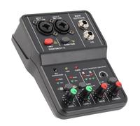 Generic Changeur de Voix, 2 Canaux Mixer Audio avec USB 48V Phantom Power Compact Sound Mixing Console Card de Jeu en Direct ACCESSOIRES POUR LA MUSIQUE ARRÊT HOME KARAOKE INTERNET KARAOKE
