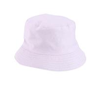 Generic Chapeau en Tissu Noir Unisexe Double Face Wear Réversible Bob Chapeau Tendance Coton Sergé Toile Soleil Chapeau de Pêche Mode Casquette Chapeau de Pêcheur 5, Rose, taille unique