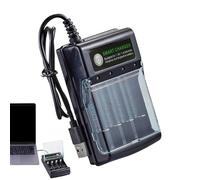 Generic Chargeur de batterie AA/AAA USB à 4 emplacements - Sortie 1,5 V CC - Chargeur de batterie AA/AAA