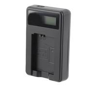 Generic Chargeur de Batterie, Chargeur de Batterie de Caméra Plastique avec écran d'écran LCD Charger de de Caméra pour la