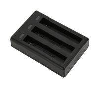 Generic Chargeur de Batterie de Caméra d'action pour One X2, 3 Emplacements, Type C, Charge Rapide avec 2 Piles Rechargeables pour Une Utilisation Prolongée