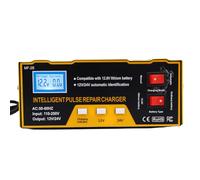 Generic Chargeur de Batterie, Maintenance Automatique de la Batterie 12V 10A 24V 7.5A pour Le VUS de Moto de Véhicule (Prise UE)