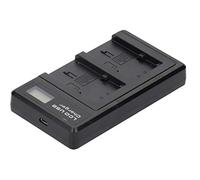 Generic Chargeur de Batterie pour Mini Appareil Photo Portable avec écran LCD NP-FV100 Chargeur de Batterie Double Dispositif de Charge pour 107g
