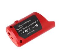 Generic Chargeur de Batterie USB Performance Stable pour 2 Types de Sortie Sûrs Source d'alimentation USB pour Les Amateurs de Plein Air et Les Amateurs de Technologie Matériau ABS