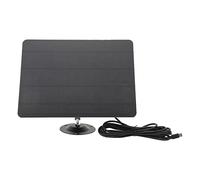 Generic Chargeur de Panneau Solaire, Panneaux Solaires Portables Monocristallins Silicon RV Panneaux Petits avec Panneau RV, Support, Plaque de Base du Support, 3 Vis, 3 Tube d'extension, (Carré 10W)