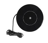 Generic Chargeur de Panneau Solaire, Panneaux Solaires Portables Monocristallins Silicon RV Panneaux Petits avec Panneau RV, Support, Plaque de Base du Support, 3 Vis, 3 Tube d'extension, (4W Rond)