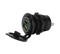 Generic Chargeur de Voiture USB étanche, Sortie Double Port, Charge Rapide pour Véhicules 12-24V, Texture Mate