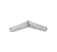 Generic Charnière Bout à Bout de Porte de Placard en Acier Inoxydable, Robuste, Rotative à 300 Degrés, Conception Durable pour Yachts et Portes D'armoires 1,1 X 6,0 Pouces