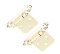 Generic Charnière D'armoire à Fermeture Automatique pour Cuisine de Salle de Bain RV, Charnières en Acier Superposées de 1/2 Po, Empêche Toute Ouverture Inattendue, durabilité Longue Durée (GOLD)