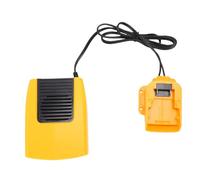 Generic Chauffage électrique Intelligent Portable pour Batterie Li-Ion Dégivreur 200 W et Double Sortie USB, Fonctionnement Silencieux pour les Espaces de Travail, Matériau ABS