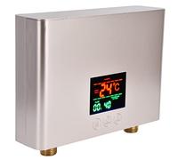 Generic Chauffe-eau électrique instantané sans Réservoir, Chauffage Rapide, Installation Facile pour Cuisine et Salle de Bains, 30-55 ℃, 220V, avec Télécommande (GOLD)