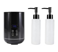 Generic Chauffe-huile avec écran tactile, chauffage rapide, 2 bouteilles incluses, température réglable, noir