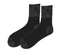 Generic - Chaussettes de ski d'hiver thermiques en fibre d'aluminium - Chaussettes respirantes pour homme pour le ski, les sports de plein air et les sports de plein air - Noir, Taille A, 1 paire