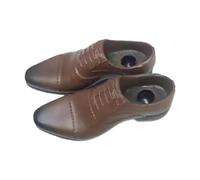Generic Chaussures de figurines masculines à l'échelle 1:6, jouets portables, marron, utilitaires, élégantes, mini poupées, chaussures pour hommes,