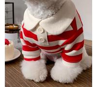 Generic Chemise Rayée Mignonne pour Chien, Respirante et Confortable pour Petits Chiens et Chats, en Tissu de qualité Supérieure, 1x (XL)