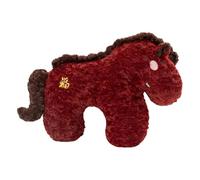 Generic Cheval En Peluche, Décoration de Table pour Le Nouvel An Chinois 2026, Fu Rouge