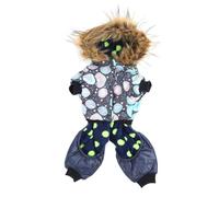 Generic Chien Manteau d'hiver, Petit Chien de à Capuche Chaude épaissie en Un Morceau Animal de Compagnie de Veste de Veste Chiot Manteaux de pour Moyens pour Les Petits Moyens (XL)