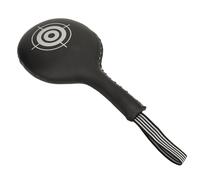 Generic Cible de Boxe Paddle Kickboxing Cible de Frappe pour Taekwondo Karaté Sanda Équipement d'entraînement d'arts Martiaux avec Conception Antidérapante en PU et Eva (Black)