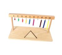 Generic Cintre éducatif pour Perles Colorées, Outil D'apprentissage Préscolaire avec Perles, 1 à 10