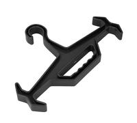 Generic Cintre Robuste Polyvalent pour équipement D'application de la Loi, Matériau de qualité Supérieure ABS pour Vitrine D'équipement Tactique, Affichage de Vêtements (Black)