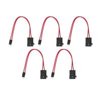Generic Circuit Automobile Robuste, Accessoires de Robinet Facile, Connecteur de Panneau de Boîte à Fusibles de Véhicule Efficace pour Voiture ATM 20A 16AWG avec 5 Fusibles (ACK S 10,9 mm)
