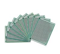 Generic Circuit imprimé de Prototypage Double Face Universel avec Flux pour Le Soudage Bricolage 5x7cm 10 Pièces pour Les Passionnés D'électronique