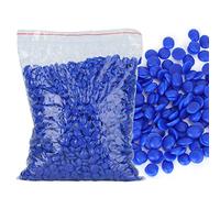 Generic Cire D'injection Durable, Perle de Moulage de Bijoux, Modèle de Cire pour la Fabrication de Bijoux, Matériau Recyclable 1 Pièce (BLUE)