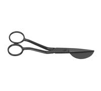 Generic Ciseaux à Bec de Canard Ergonomiques 6 Pouces pour une Coupe Précise du Tissu, des Appliques sur Mesure, des Lames en Acier Inoxydable (BLACK)