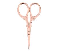 Generic Ciseaux à Coudre Antiques DIY, Petits Ciseaux élégants pour le Point de Croix et les Projets Artistiques, en Acier Inoxydable, 1 unité (Or Rose)