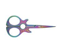 Generic Ciseaux à Coudre pour Broderie DIY Bord Tranchant en Acier Inoxydable de Haute qualité pour Couper du Papier et Point de Croix 11,5 X 5 Cm Forme de Guitare Multicolore (COLORFUL)