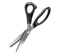 Generic Ciseaux à Cranter Professionnels à Bord Triangulaire, Tondeuse 3 5 7 Mm pour la Couture et L'artisanat, Lames en Acier Inoxydable de 9,1 Pouces (7mm)