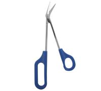 Generic Ciseaux à Manche Long en Acier Inoxydable, Cisailles Artisanales de Conception Asymétrique avec Pointes Fines Pointues, pour une Coupe de Précision et une Coupe de Petits Objets