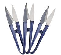 Generic Ciseaux en Forme de U, Outils de Coupe de Broderie, Coupe-fil pour Bricolage, Ciseaux à Lame en Acier de 4.1 Pouces Faits à la Main, 12 Pièces