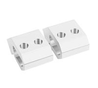 Generic Clamp/Holder de Rail de Rechange pour Système D'emballage, Supports de Montage D'angle de Rail de Boîte à Outils Compacte, Trou fileté M8, Support Universel pour Outils, Ensemble de 2 Pièces