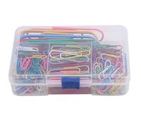 Generic Clamp/Holder en Métal 250 Pièces/boîte, Trombones Accessoires de Bricolage, pour l'école à Domicile