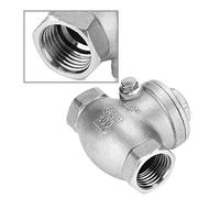 Generic Clapet Anti-retour à Bascule en Acier Inoxydable Haute Pression pour Huiles à Vapeur D'eau DN15 1/2 "WOG 200PSI