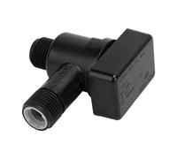 Generic Clapet Anti-retour pour Camping-car, Disjoncteur de Vide, Durable et Fiable, Anti-reflux pour Camping-car, Remorque, 1/2 Pouces NPT, Plastique Noir, 1 unité