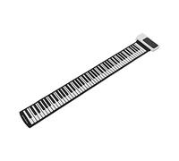 Generic Clavier Piano Roulant 88 Touches Silicone ABS Pliable Portable Électrique Fonctions Avancées pour Musiciens Débutants et Professionnels