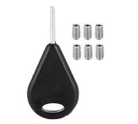 Generic Clé D'aileron de Planche de Surf, Kit de Vis 6 Pièces, clé Hexagonale en Métal Confortable Compatible pour L'entretien et Les Voyages des Planches de Surf pour Les Surfeurs
