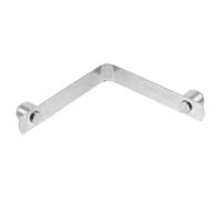 Generic Clip à Ressort Compressé en Acier Inoxydable Forme de V pour Béquille et Canne, Accessoire Robuste pour Ajustement DIY et Outil D'assise