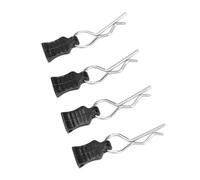 Generic Clips à Broches RC R avec Languettes de Traction, 4 Pièces, pour 124008 124010, Clips de Corps Fiables, Matériau Léger