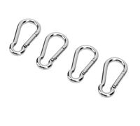 Generic Clips à Ressort Polyvalents en Acier Inoxydable, pour Randonnée, Pêche, Porte-clés, 4 Pièces (4PCS)