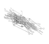 Generic Clips à Ressorts D'éclairage Encastrés, Clips à Ressort de Torsion Durables en Acier Inoxydable pour Salle de Bains et Cuisine, 40 Pièces