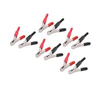 Generic Clips d'alligator, Clips d'alligator 40A Heavy Duty avec des ' Multimètre de 10pcs pour le Bateau de Camion de Voiture