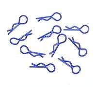 Generic Clips de Coque RC, Broches de Carrosserie en Métal Léger pour Voiture RC 1/5 1/6 /8 /10 pour un Transport Facile (BLUE)