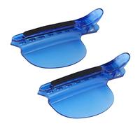 Generic Clips de Séparation à 7 Dents, Isolation Thermique, Conception D'aile de Papillon avec Séparateur de Vitesse, Clip Bleu pour la Mise en évidence des Extensions de Cheveux