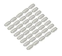 Generic Clips d'extension de Cheveux pour les Femmes, Clips d'extension de Cheveux à Peigne à Bouffée, Acier Inoxydable 1,3 Pouces U de Perruque de Forme 40pcs 9 Dents pour les de Bricolage (Beige)