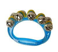 Generic Cloche à Main, Bracelet de Bande Légère Facile à Utiliser Transparent Développer la Perception Musicale de la Maternelle (Blue)